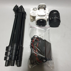 CANON 캐논 EOS 100D DSLR 화이트 바디+40mm 팬케이크+18-55mm 렌즈
