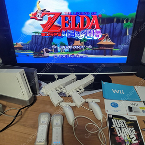 닌텐도위(2인용) 하드로더 wii게임+게임큐브+N64+SFC+GBA+MD+MAME 에뮬탑제 게임300개, 삼성PAVV-LCDTV 일괄판매