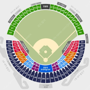 11일 DH 2차전 잠실 두산베어스 1루 오렌지석 4장