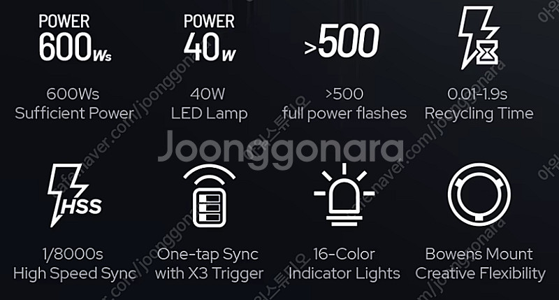 고독스 AD600BMii 판매합니다. 새것상태 AD60...--1