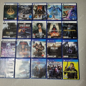 PS5, PS4 게임타이틀 다수 판매합니다