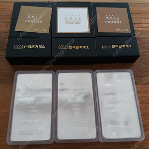 한국금거래소 실버바 1kg×3