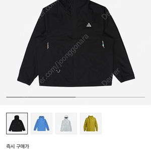 [새제품/L100] 나이키 ACG 스톰핏 ADV 케이케이드 레인 풀 집 자켓 블랙 나이키코리아