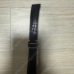 인피니트 악어 스트랩 19 mm, 새거(까르띠에 탱크 라지용)