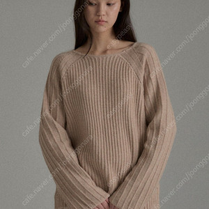 망고매니플리즈 니트 EVELYN RIBBED KNIT