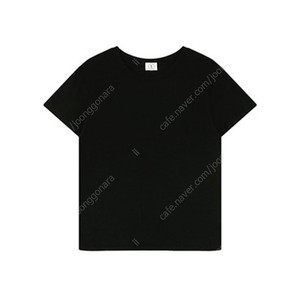 식스앤어하프 CREW NECK TEE - BLACK