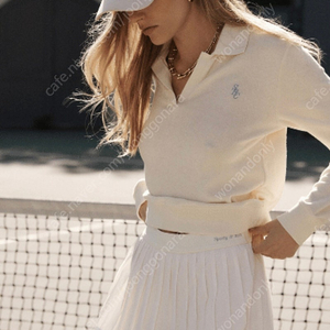 스포티앤리치 셋업 SRC Longsleeve Terry Polo