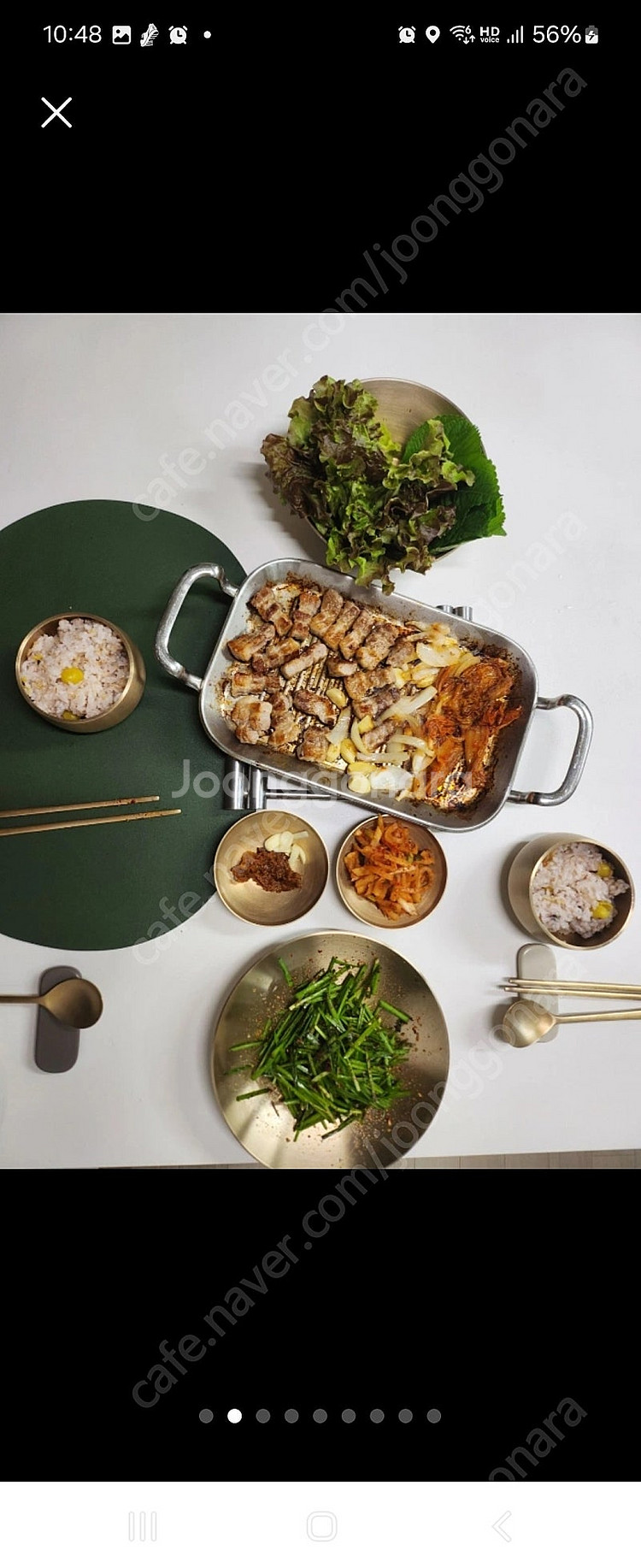 인덕션가능 직화팬 두개--1