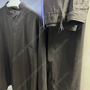 르메르 드라이실크 셋업 에보니 컬러