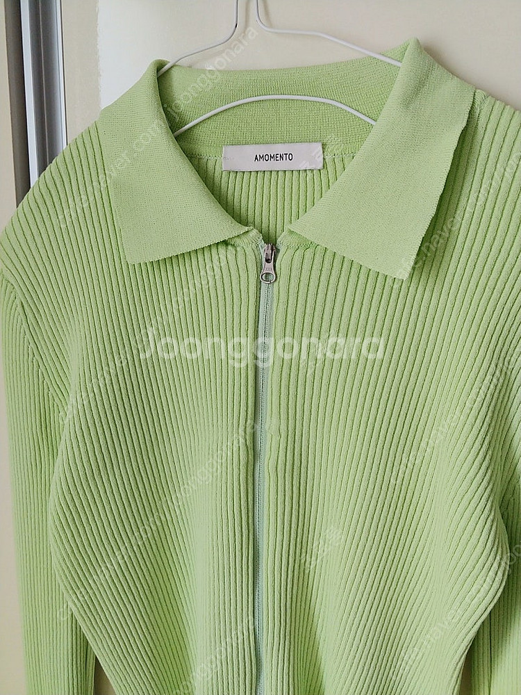 아모멘토 투웨이 집업 가디건--3