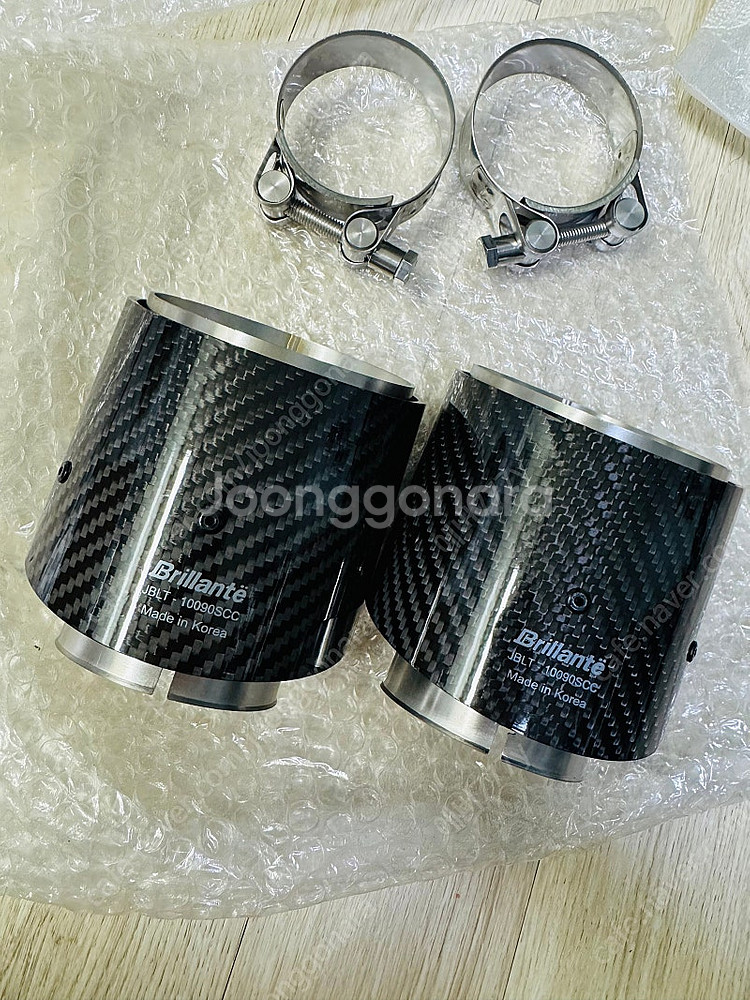 브릴란테 카본 배기팁 새것--0