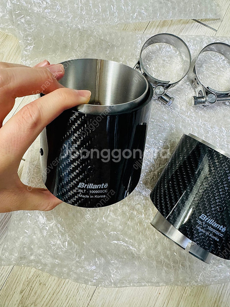 브릴란테 카본 배기팁 새것--2