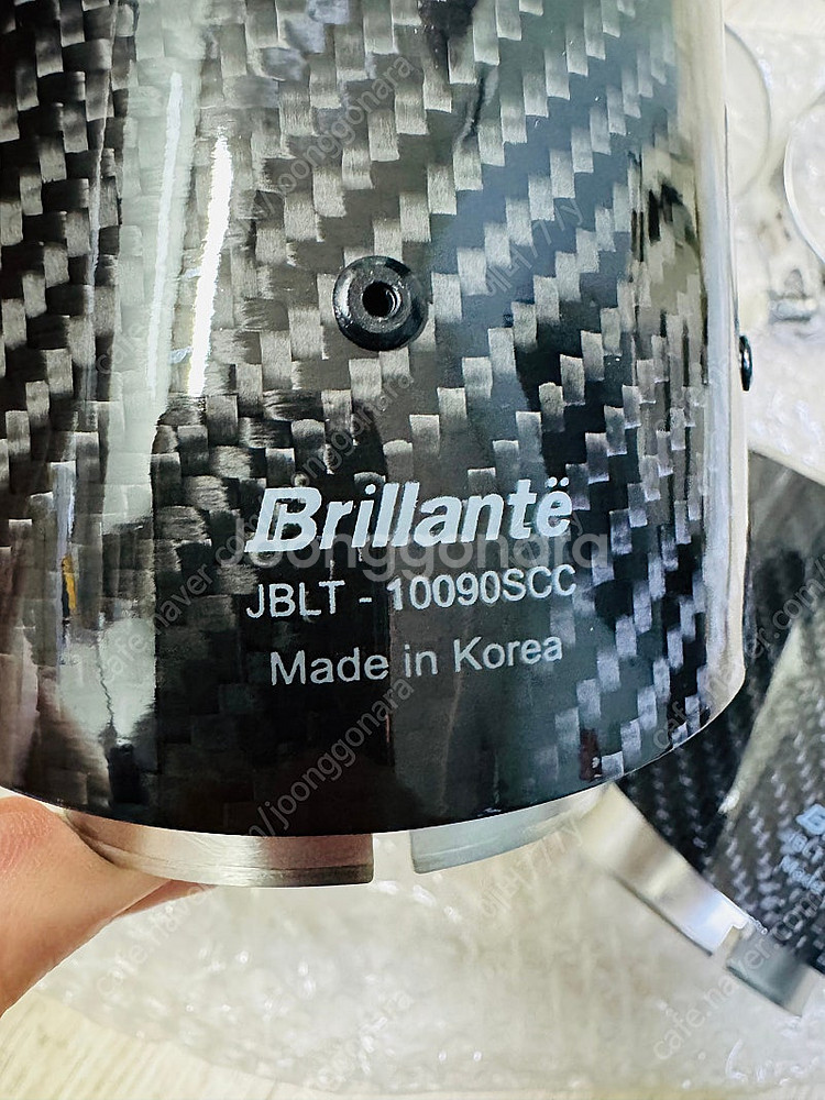 브릴란테 카본 배기팁 새것--3