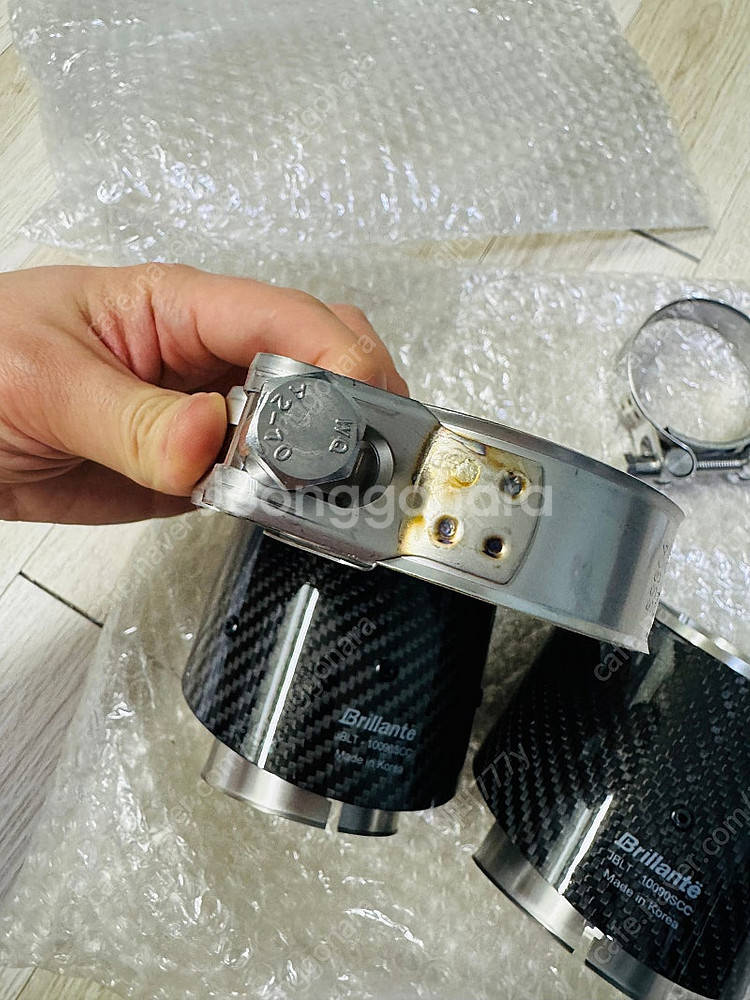 브릴란테 카본 배기팁 새것--4