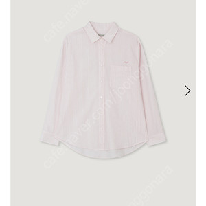 망고매니플리즈 OLI STRIPE SHIRT_LIGHT PINK 새상품