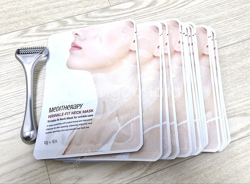 메디테라피 링클핏 넥 마스크 팝니다.--0