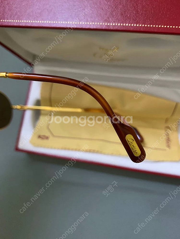 오눅착용)빈티지 까르띠에 안경--8
