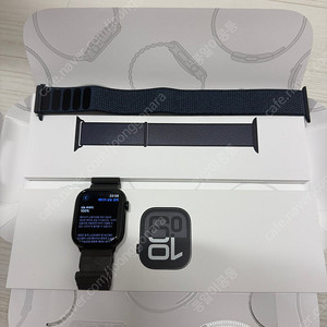 애플위치 10 46mm GPS 제트블랙 팔아요