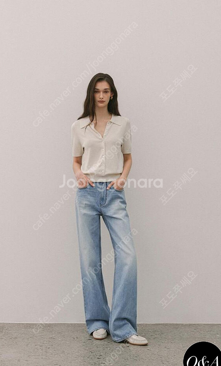 엘보른 (Lark semi wide denim)--0
