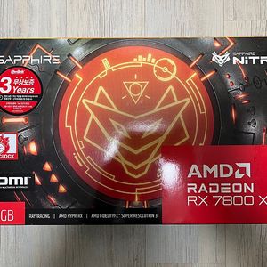 AMD 라데온 사파이어 7800XT 니트로 판매합니다.