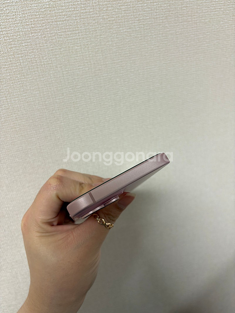 아이폰15 128기가 핑크 배터리99 s급--4