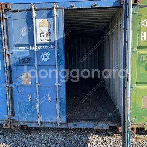 수출용 컨테이너 20피트 폭 2.4미터 길이 6미터 높이 2.6미터--3