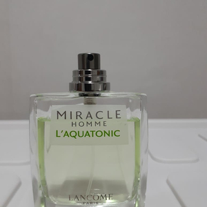 (단종/여름향수) 랑콤 미라클 옴므 아쿠아 토닉 50ml 테스터 팝니다