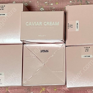 벨르제이 캐비어크림 50ml 7개 + 징코넥크림 본품 80ml 1개