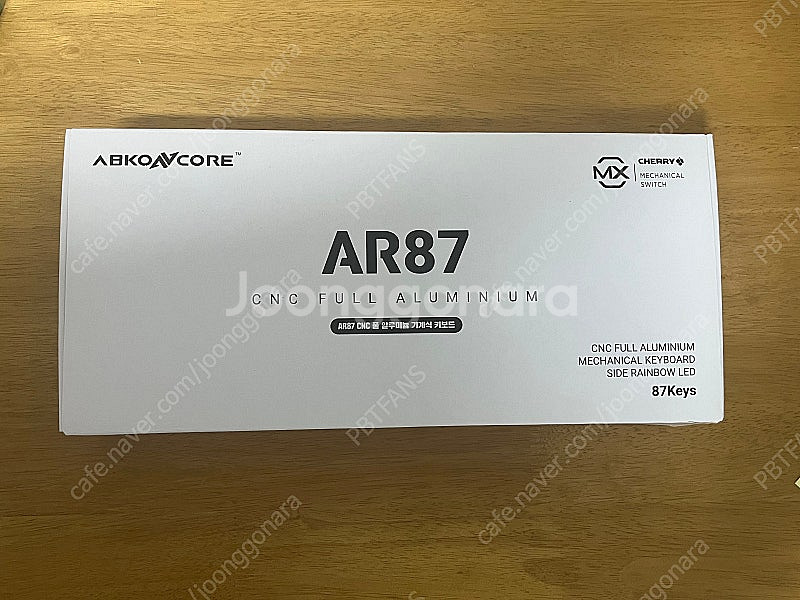 앱코 AR87 갈축 실버 미사용 팝니다.--0