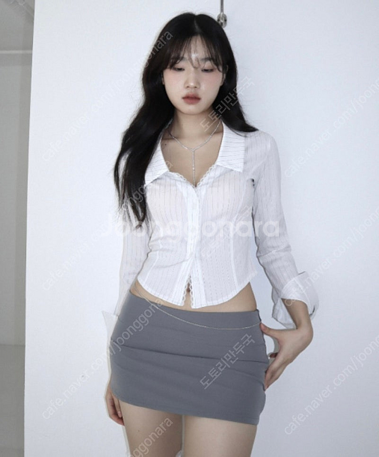 클라따 lace princess shirt, white--2