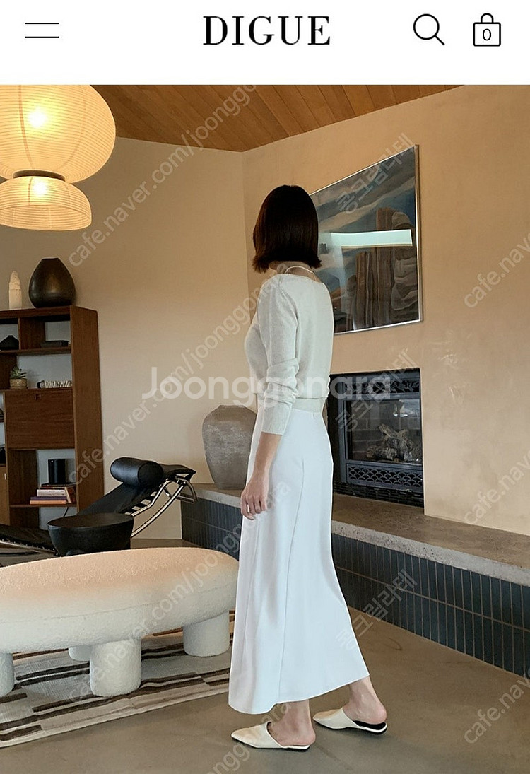 디그스타일 제작 맥시스커트 시에 유메르 오르 한섬 더캐...--2