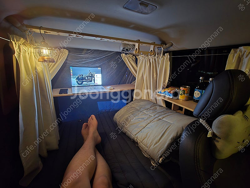 레이 차박 풀세팅 /지정몰 우드링크 꼼지락 지구별 / 평탄화 커튼 커텐 창문 도어 선반 트렁크 테이블 매트--1