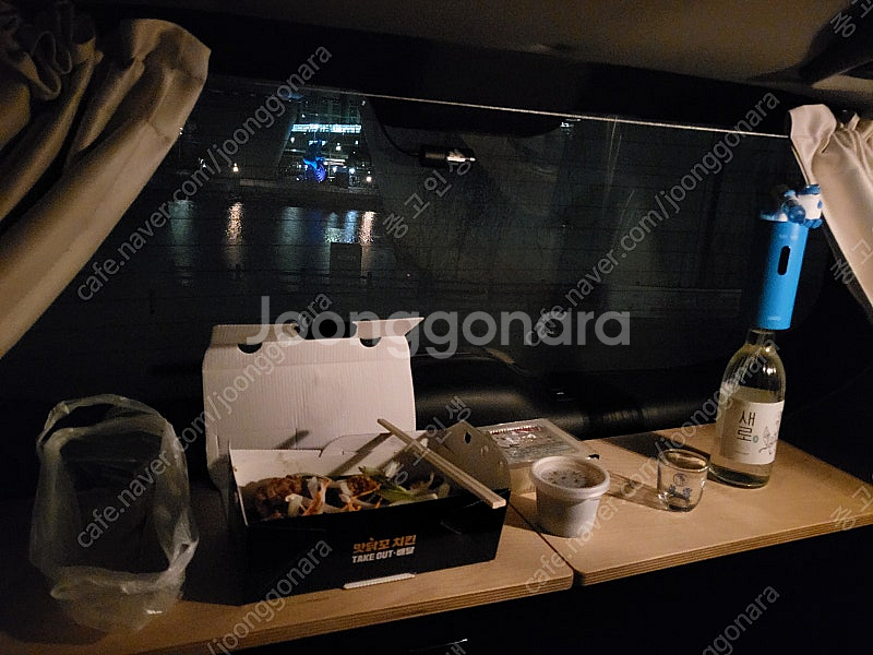 레이 차박 풀세팅 /지정몰 우드링크 꼼지락 지구별 / 평탄화 커튼 커텐 창문 도어 선반 트렁크 테이블 매트--4