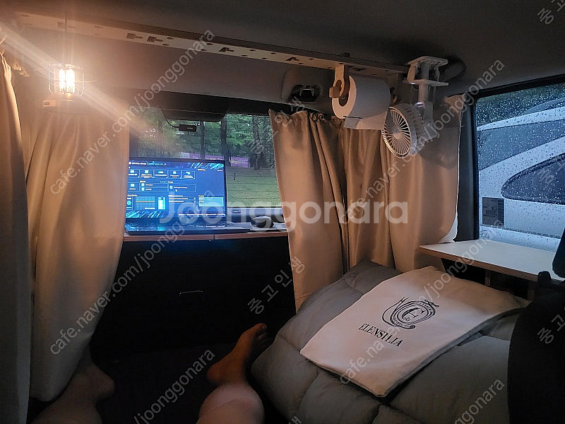 레이 차박 풀세팅 /지정몰 우드링크 꼼지락 지구별 / 평탄화 커튼 커텐 창문 도어 선반 트렁크 테이블 매트--5