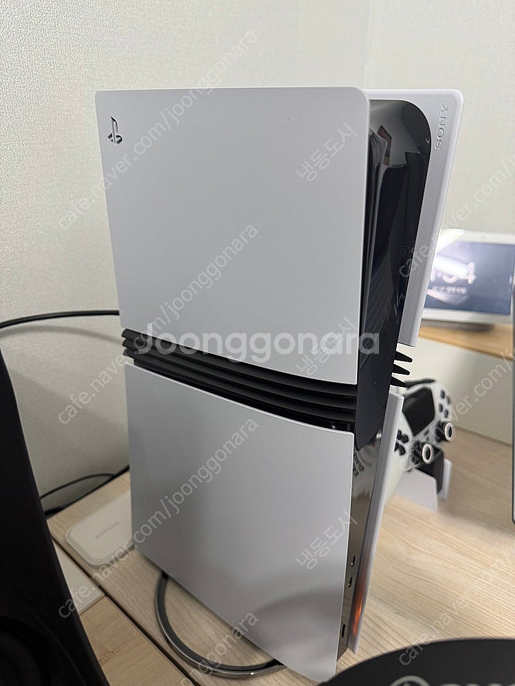 PS5 프로 단순개봉+디스크 드라이브+수직 거치대+충전...--0
