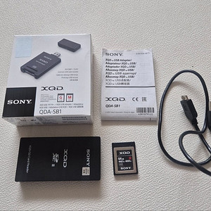 소니 XQD 64GB 메모리 및 리더기