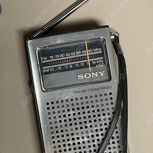 소니 TFM-3850 2밴드 휴대용 라디오 택포