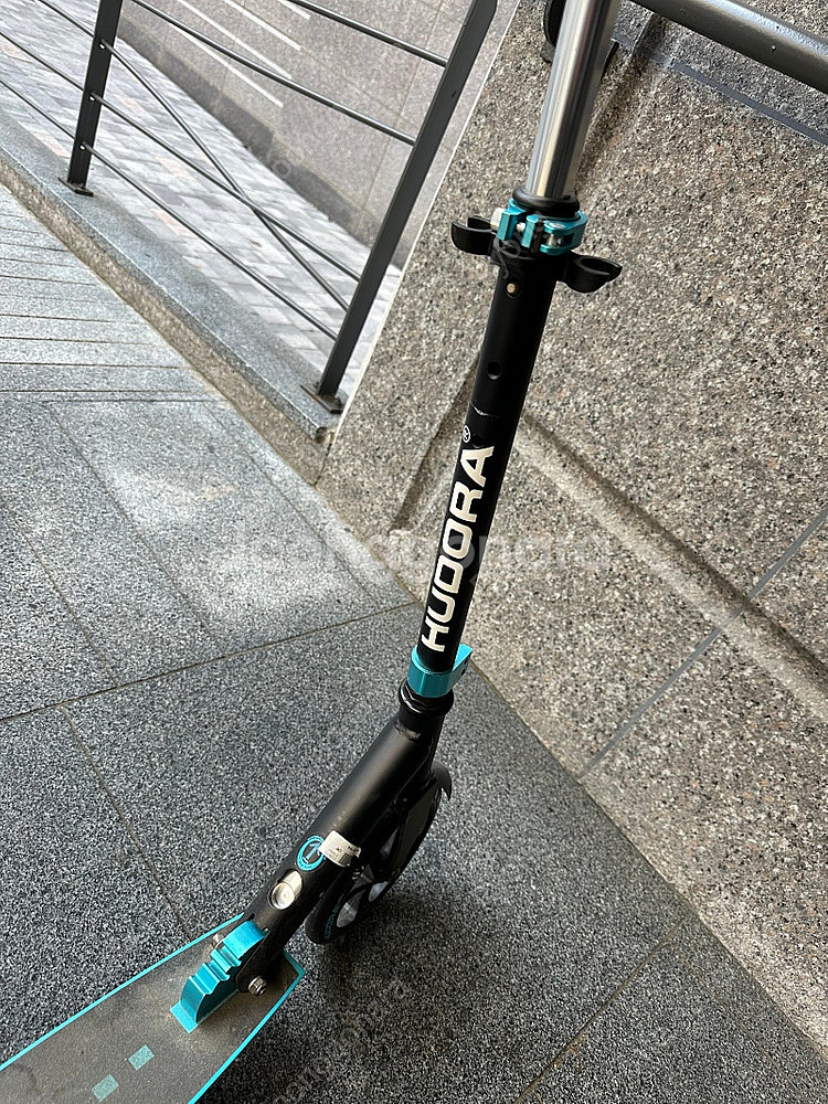 hudora 킥보드 접이식--1
