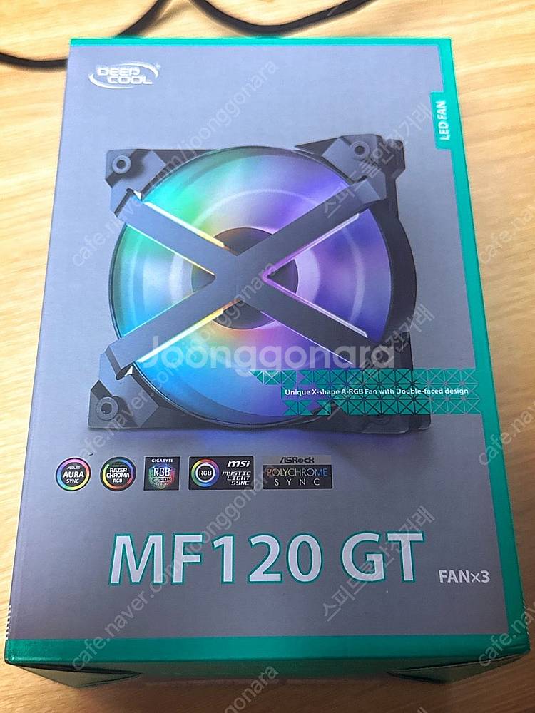 (미개봉 새제품) 정발 딥쿨 MF120 GT 120mm...--0