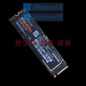 윈도우 설치 삼성 970 EVO Plus NVMe SS