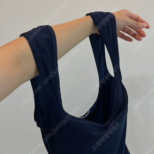 필즈라이크 수영복 RIBBED SQUARE NECK 네이비 M