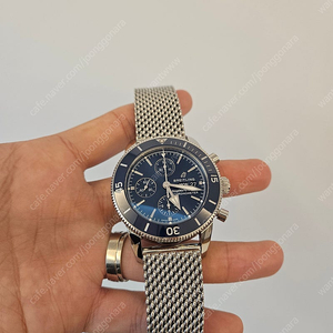 브라이틀링 슈퍼오션 헤리티지 크로노 청판 44mm 판매합니다. 정식오버홀 완료