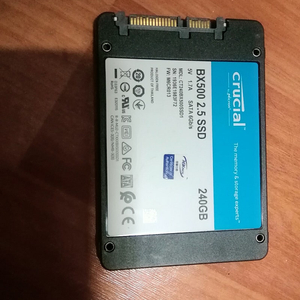 크루셜 SSD 240g 고용량 모델 win11 win10 사무용 프로그램 내장 3만
