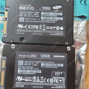삼성SSD 850/850 EVO 120G 2개
