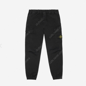 스톤 아일랜드 카고 팬츠 블랙 29 사이즈 Stone Island 313L1 Old Dye Treatment Cargo Pants Black