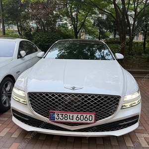 제네시스 G80 21년식 판매합니다 (개인차량,화이트바디,브라운시트,파퓰러,파노라마썬루프)