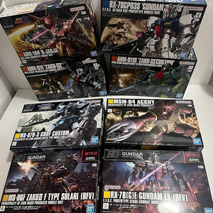 HGUC 스테이맨 자쿠2 앗가이 구프커스텀 R쟈쟈 건담