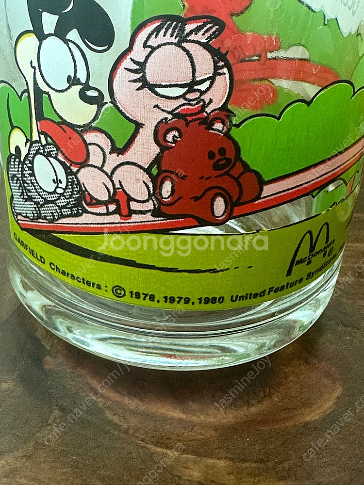 빈티지 앵커호킹 가필드 맥도날드 글라스컵 2pc--4