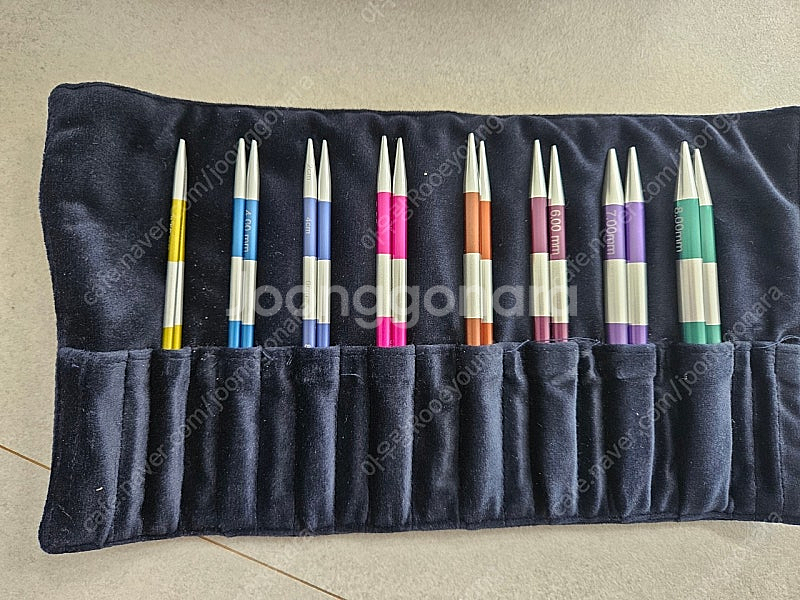 컬러플 메탈 조립식대바늘세트--0