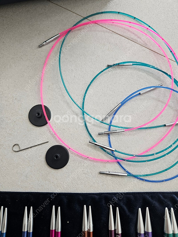 컬러플 메탈 조립식대바늘세트--4